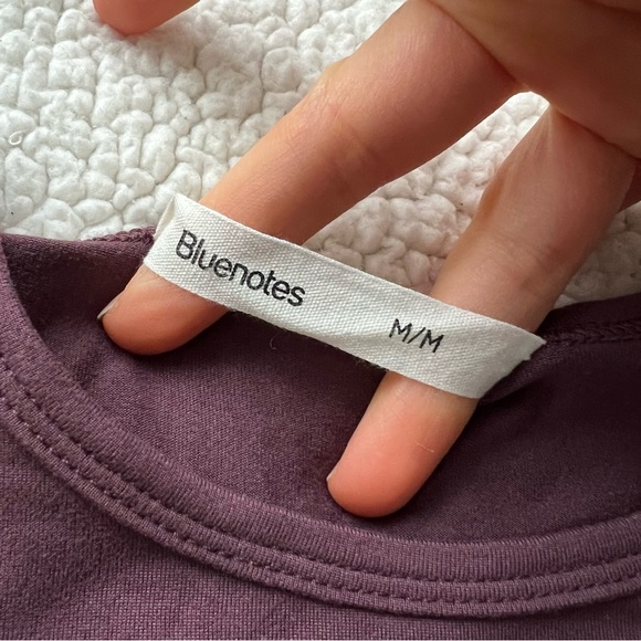 Bluenotes Purple Long Sleeve Bodysuit - Picture 5 of 10